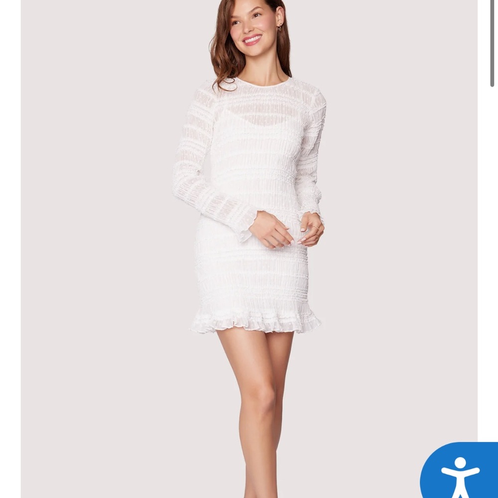 Lost + Wander White Dress. Smalll. New.